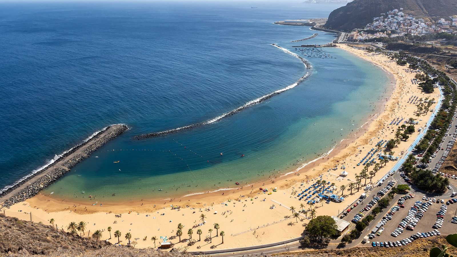 Playa de Las Teresitas op Tenerife